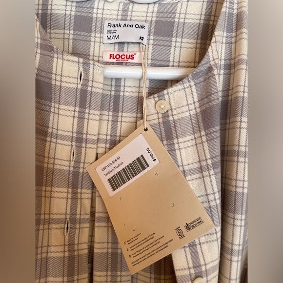 Frank and oak, button down dress or open as a duster - Picture 2 of 2